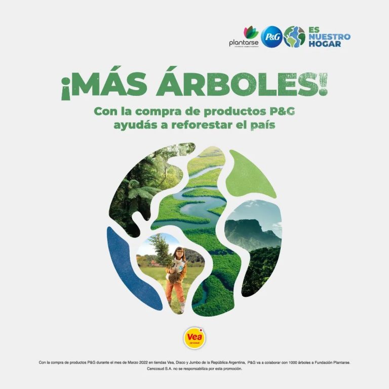 P&G y Cencosud aportarán fondos para plantar mil árboles en Córdoba